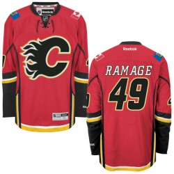 John Ramage Calgary Flames Reebok Authentic Home Jersey (Red)