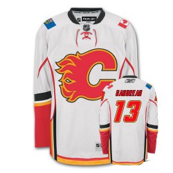 Johnny Gaudreau Calgary Flames Reebok Authentic Away Jersey (White)