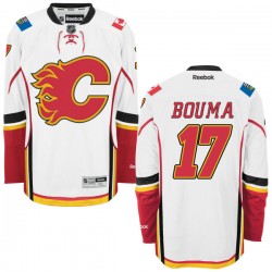 Lance Bouma Calgary Flames Reebok Premier Away Jersey (White)