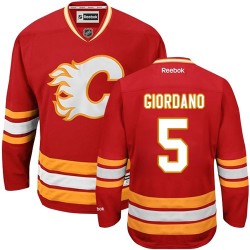 Mark Giordano Calgary Flames Reebok Authentic Third Jersey (Red)