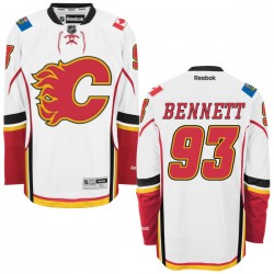 Sam Bennett Calgary Flames Reebok Authentic Away Jersey (White)