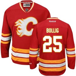 Brandon Bollig Calgary Flames Reebok Authentic Third Jersey (Red)