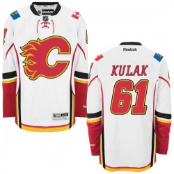 Brett Kulak Calgary Flames Reebok Premier Away Jersey (White)