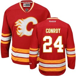 Craig Conroy Calgary Flames Reebok Authentic Third Jersey (Red)