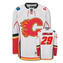 Deryk Engelland Calgary Flames Reebok Premier Away Jersey (White)