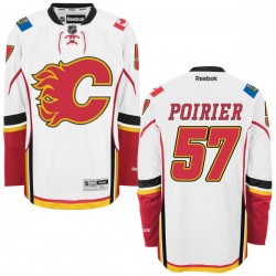 Emile Poirier Calgary Flames Reebok Premier Away Jersey (White)