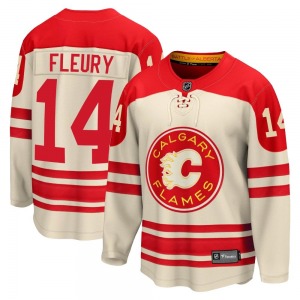 Theoren Fleury Calgary Flames Fanatics Branded Premier Breakaway 2023 Heritage Classic Jersey (Cream)