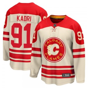 Nazem Kadri Calgary Flames Fanatics Branded Premier Breakaway 2023 Heritage Classic Jersey (Cream)