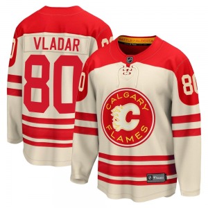 Dan Vladar Calgary Flames Fanatics Branded Premier Breakaway 2023 Heritage Classic Jersey (Cream)