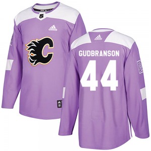 Erik Gudbranson Calgary Flames Adidas Authentic Fights Cancer Practice Jersey (Purple)