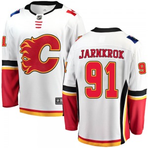 Calle Jarnkrok Calgary Flames Fanatics Branded Youth Breakaway Away Jersey (White)