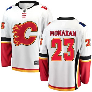 Sean Monahan Calgary Flames Fanatics Branded Youth Breakaway Away Jersey (White)