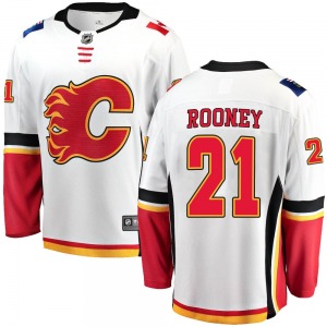 Kevin Rooney Calgary Flames Fanatics Branded Youth Breakaway Away Jersey (White)