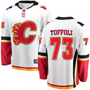 Tyler Toffoli Calgary Flames Fanatics Branded Youth Breakaway Away Jersey (White)