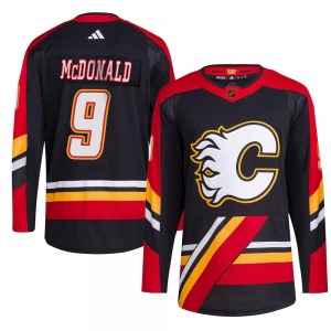 Lanny McDonald Calgary Flames Adidas Authentic Reverse Retro 2.0 Jersey (Black)