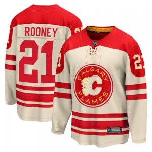 Kevin Rooney Calgary Flames Fanatics Branded Youth Premier Breakaway 2023 Heritage Classic Jersey (Cream)