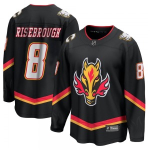 Doug Risebrough Calgary Flames Fanatics Branded Premier Breakaway 2022/23 Alternate Jersey (Black)