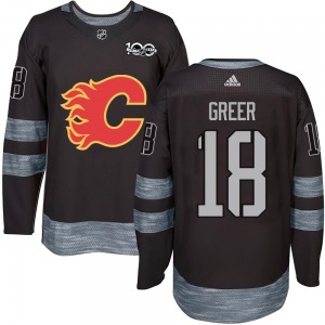 A.J. Greer Calgary Flames Youth Authentic 1917-2017 100th Anniversary Jersey (Black)