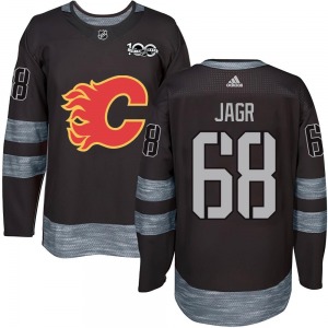 Jaromir Jagr Calgary Flames Youth Authentic 1917-2017 100th Anniversary Jersey (Black)