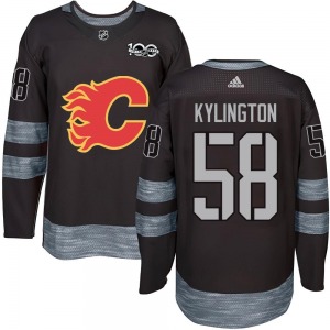 Oliver Kylington Calgary Flames Youth Authentic 1917-2017 100th Anniversary Jersey (Black)
