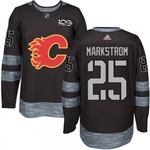 Jacob Markstrom Calgary Flames Youth Authentic 1917-2017 100th Anniversary Jersey (Black)