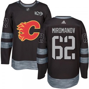 Daniil Miromanov Calgary Flames Youth Authentic 1917-2017 100th Anniversary Jersey (Black)