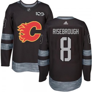 Doug Risebrough Calgary Flames Youth Authentic 1917-2017 100th Anniversary Jersey (Black)