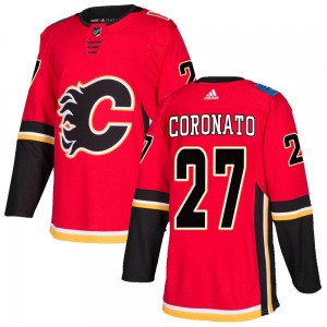 Matt Coronato Calgary Flames Adidas Authentic Home Jersey (Red)