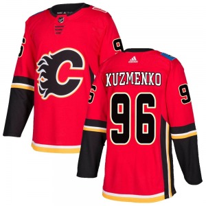 Andrei Kuzmenko Calgary Flames Adidas Authentic Home Jersey (Red)