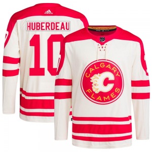 Jonathan Huberdeau Calgary Flames Adidas Youth Authentic 2023 Heritage Classic Primegreen Jersey (Cream)