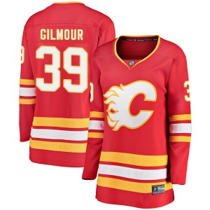 Doug Gilmour Calgary Flames Fanatics Branded Women's Breakaway Alternate Jersey (Red)