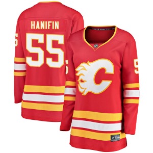Noah Hanifin Calgary Flames Fanatics Branded Women's Breakaway Alternate Jersey (Red)