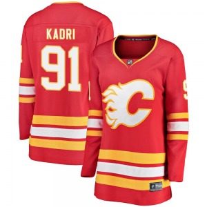 Nazem Kadri Calgary Flames Fanatics Branded Women's Breakaway Alternate Jersey (Red)
