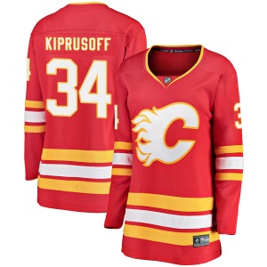 Miikka Kiprusoff Calgary Flames Fanatics Branded Women's Breakaway Alternate Jersey (Red)