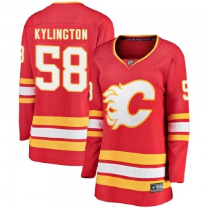 Oliver Kylington Calgary Flames Fanatics Branded Women's Breakaway Alternate Jersey (Red)