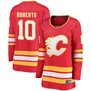 Gary Roberts Calgary Flames Fanatics Branded Women's Breakaway Alternate Jersey (Red)