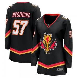 Nick DeSimone Calgary Flames Fanatics Branded Women's Premier Breakaway 2022/23 Alternate Jersey (Black)