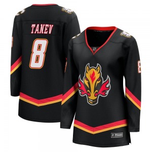 Chris Tanev Calgary Flames Fanatics Branded Women's Premier Breakaway 2022/23 Alternate Jersey (Black)