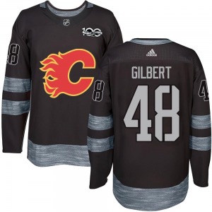 Dennis Gilbert Calgary Flames Authentic 1917-2017 100th Anniversary Jersey (Black)