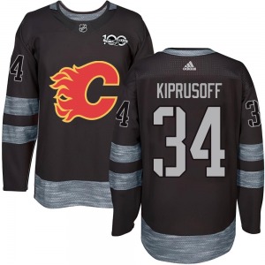 Miikka Kiprusoff Calgary Flames Authentic 1917-2017 100th Anniversary Jersey (Black)