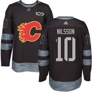 Kent Nilsson Calgary Flames Authentic 1917-2017 100th Anniversary Jersey (Black)