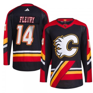 Theoren Fleury Calgary Flames Adidas Youth Authentic Reverse Retro 2.0 Jersey (Black)