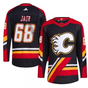 Jaromir Jagr Calgary Flames Adidas Youth Authentic Reverse Retro 2.0 Jersey (Black)