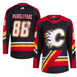 Andrew Mangiapane Calgary Flames Adidas Youth Authentic Reverse Retro 2.0 Jersey (Black)