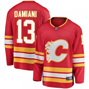 Riley Damiani Calgary Flames Fanatics Branded Youth Breakaway Alternate Jersey (Red)