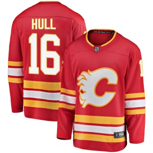 Brett Hull Calgary Flames Fanatics Branded Youth Breakaway Alternate Jersey (Red)