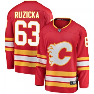 Adam Ruzicka Calgary Flames Fanatics Branded Breakaway Alternate Jersey (Red)