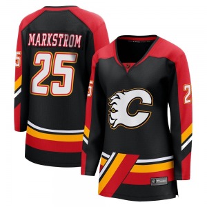 Jacob Markstrom Calgary Flames Fanatics Branded Women's Breakaway Special Edition 2.0 Jersey (Black)