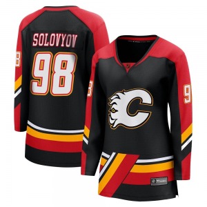 Ilya Solovyov Calgary Flames Fanatics Branded Women's Breakaway Special Edition 2.0 Jersey (Black)