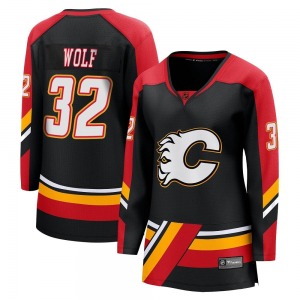 Dustin Wolf Calgary Flames Fanatics Branded Women's Breakaway Special Edition 2.0 Jersey (Black)